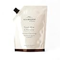 A LA MAISON Hand Soap Refill Pouch - Fresh Mint & Verveine - Liquid Hand Wash Refill, Eco-Friendly & Recyclable - Plant-Based, Biodegradable, Made in Beauty & Personal Care A LA MAISON