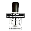 Deborah Lippmann Hard Rock Base and Top Coat | Promotes Healthy Growth for Soft Nails | Diamond Powder Strengthens and Protects Nail Polish | Clear Beauty & Personal Care Deborah Lippmann