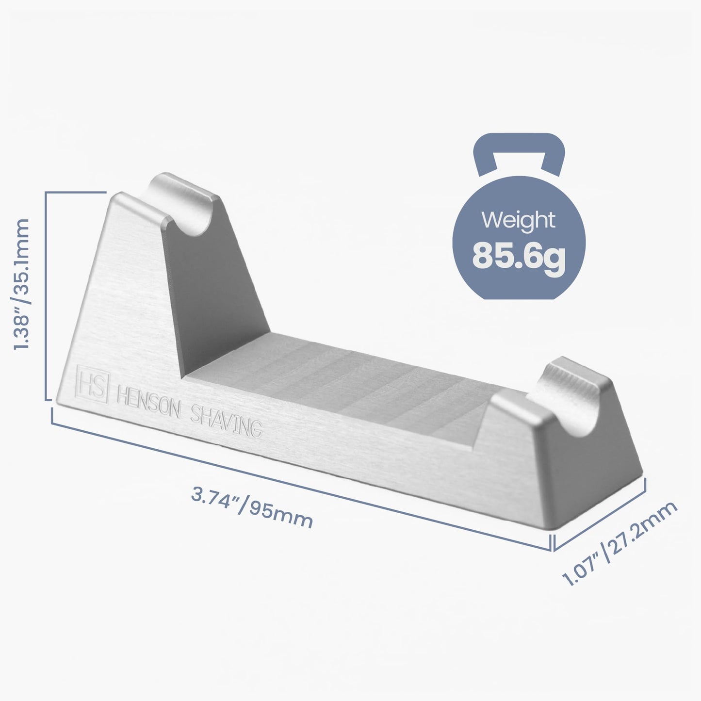 Henson Razor Stand - Lightweight and Durable Safety Razor Holder for Men and Women - Aluminum Stand for Henson AL13, AL13-M, Ti22 Beauty and Personal Care Henson Shaving