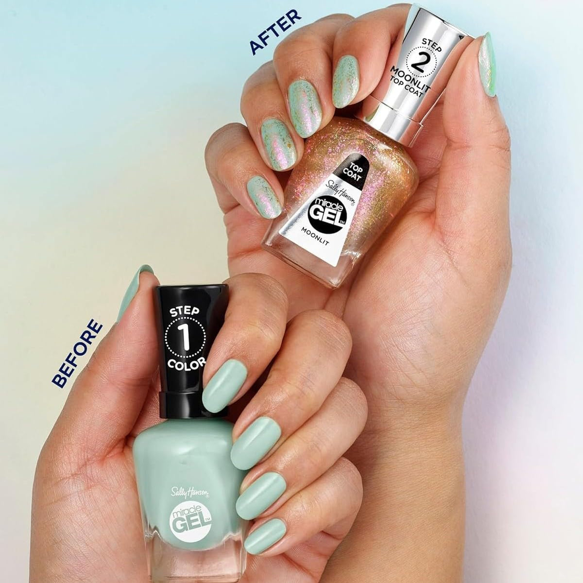 Sally Hansen Miracle Gel Salon Quality Nail Polish | Gel-Like Formula, Two-Step System, No UV Light Needed, Long Lasting | Opaque, Glossy | 762 Leaf Beauty & Personal Care Sally Hansen