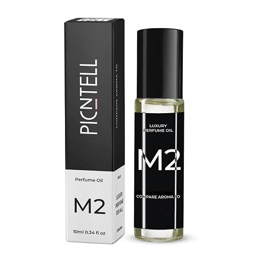PICNTELL M Series Impression Perfume Oil Roll on - Travel Friendly Cologne for Men Formula Based on Iconic Designer & Luxury Scents, Long Lasting Beauty & Personal Care PICNTELL