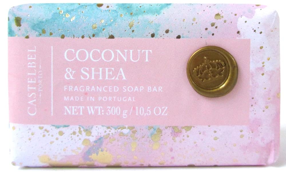 Castelbel Porto - Coconut & Shea - Fragranced Luxury Soap Bar 10.5 Ounce. Beauty & Personal Care Castelbel Porto