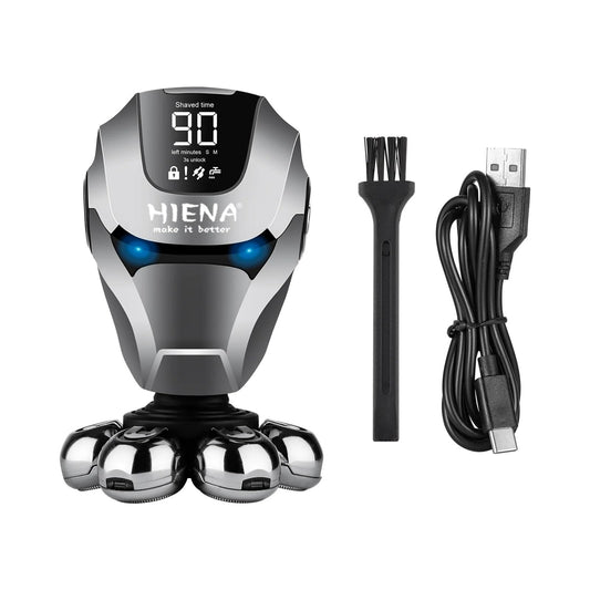 Razors Men's Electric Rechargeable Wireless Razor, 7 Floating Heads, Nose Hair Trimmer, Facial Cleaning Brush, can Shave One's Head(HYN-701) Beauty and Personal Care EWKYLSEM