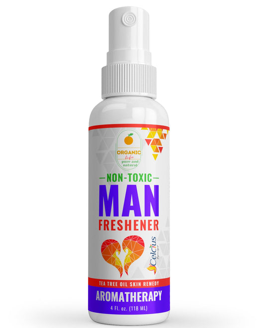 All Natural Ball Spray Deodorant for Men. Groin Deodorant Spray with Organic Tea Tree Oil. All Natural Crotch Itch Spray. Beauty and Personal Care Organic Life