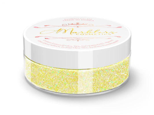 MARBLERS Holographic Face & Body Glitter [Unicorn Yellow] 0.18oz (5g) | Non-Toxic | Vegan | Cruelty-Free | Festival, Rave & Party Makeup | Eye, Hair Beauty & Personal Care MARBLERS