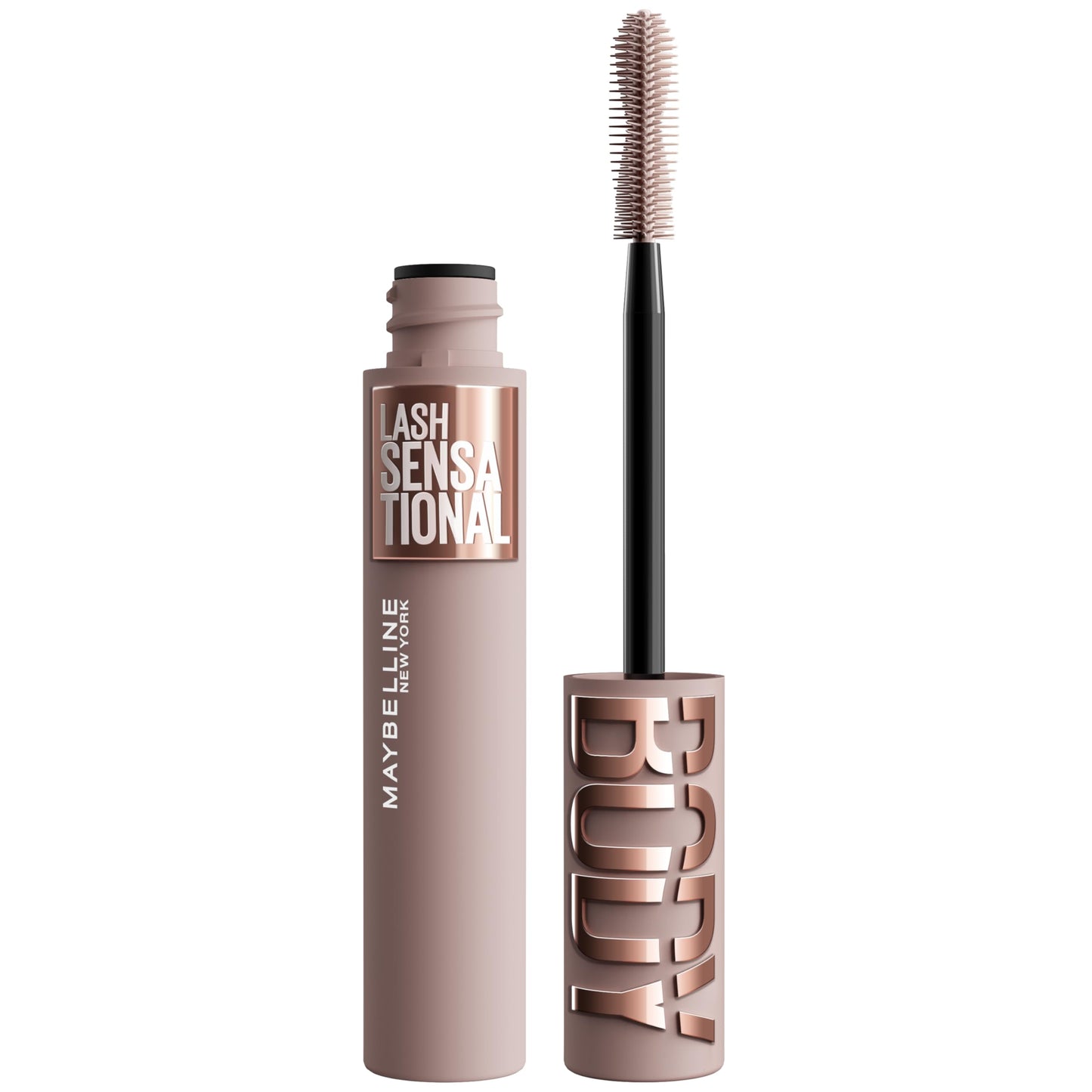 Maybelline Lash Sensational Body Washable Mascara, Volume and Length Formula for 24HR Lash Lift, Smudge and Clump-Resistant, Brownish Black Beauty & Personal Care MAYBELLINE