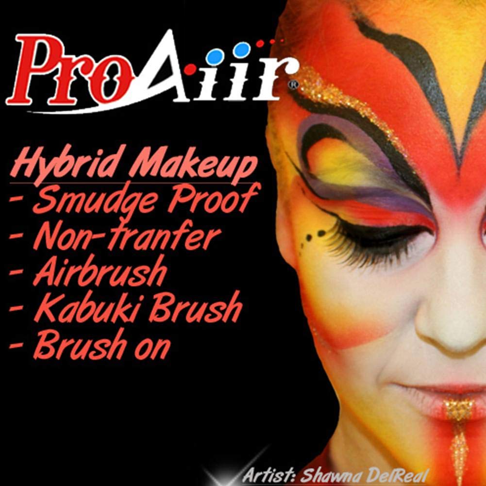 ProAiir Face and Body Painting Makeup - 2oz (60ml) Yellow Beauty & Personal Care ShowOffs Body Art