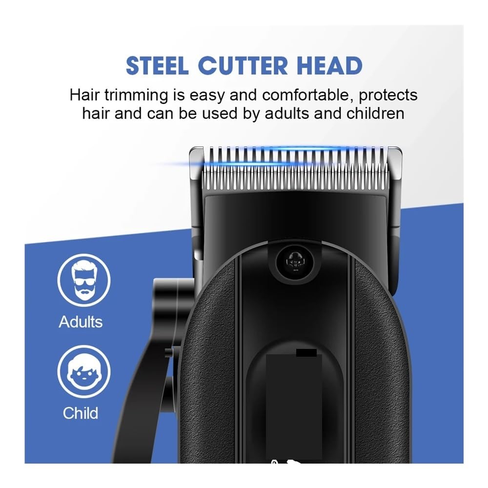 EWKYLSEM Professional Barber Electric Hair Clipper LED Display Screen UBS Charging Trimmer Powerful Electric Hair Trimmer Tool(Hyn-222) Beauty and Personal Care EWKYLSEM