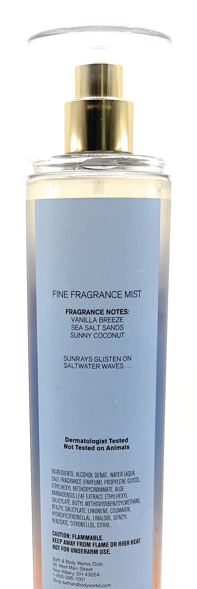 Bath & Body Works Summertime Surf Fine Fragrance Mist 8 Fluid Ounce Spray Beauty & Personal Care Bath & Body Works