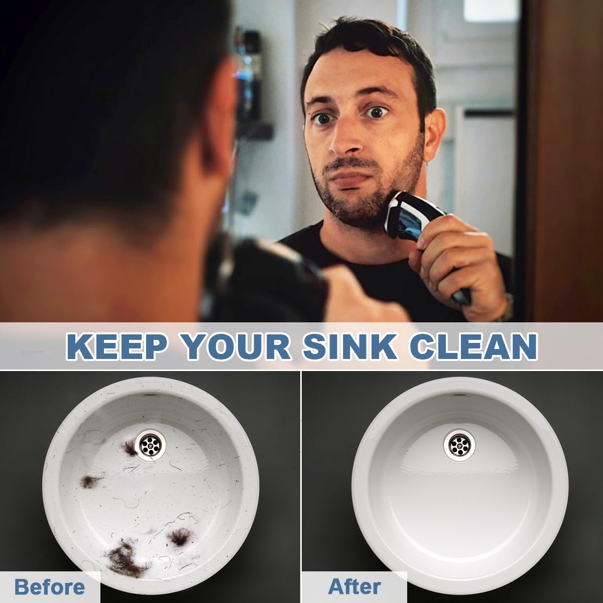 Fun Gift Beard Bib,Beard Apron,Beard Catcher for Men Shaving and Trimming,Non-Stick Beard Cape Grooming Cloth, with 3 Suction Cups, Valentines Day Beauty and Personal Care Fun Gift