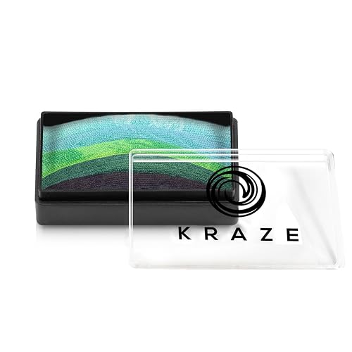 Kraze FX Dome Stroke - Spring Leaf by Linnea (25 gm), Professional 1-Stroke Split Cake, Hypoallergenic, Non-Toxic, Water Activated Face & Body Beauty & Personal Care Kraze FX
