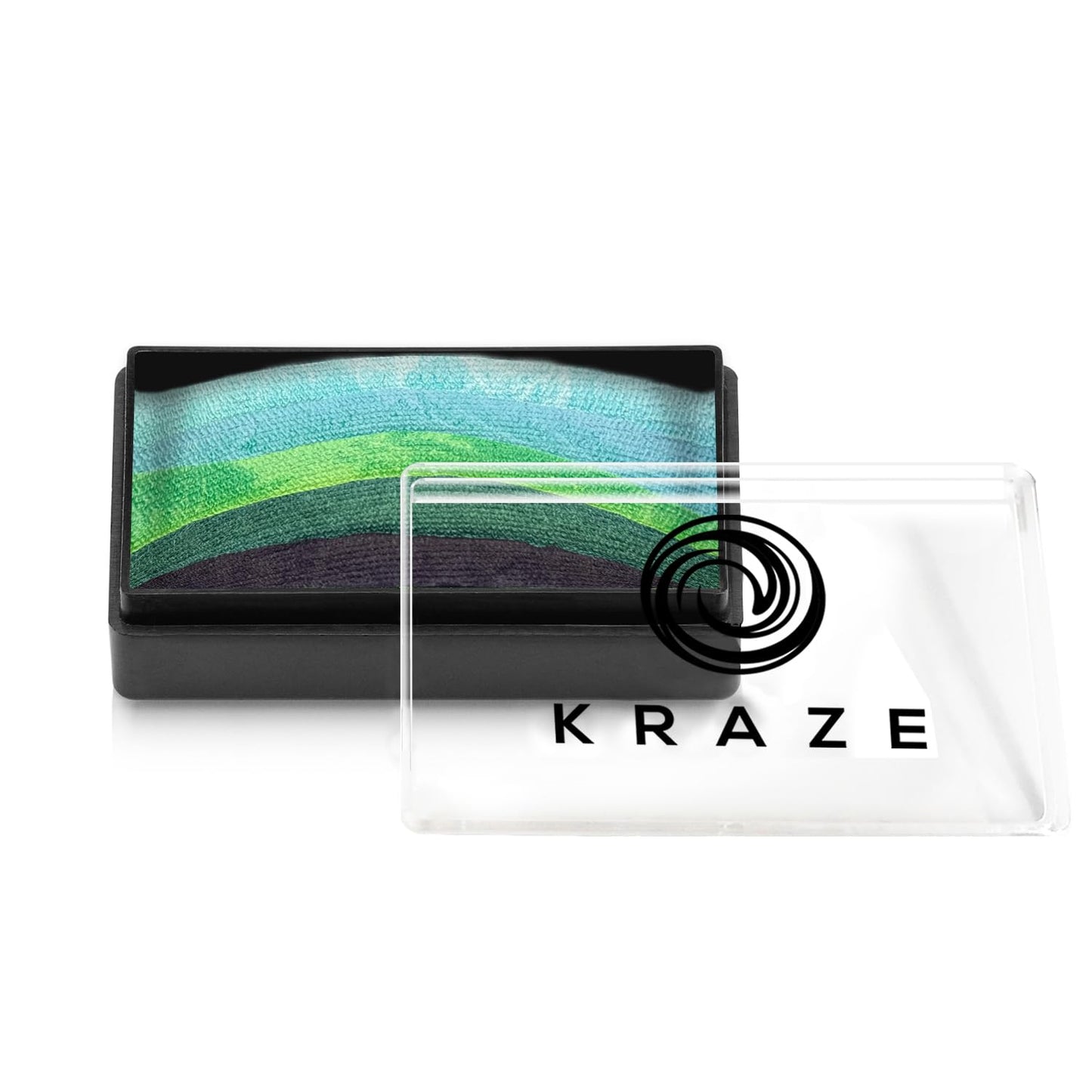 Kraze FX Dome Stroke - Spring Leaf by Linnea (25 gm), Professional 1-Stroke Split Cake, Hypoallergenic, Non-Toxic, Water Activated Face & Body Beauty & Personal Care Kraze FX