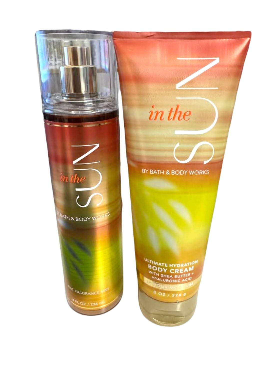 Bath & Body Works~ Signature Collection ~ In The Sun ~ Fine Fragrance Mist 8 fl oz & Body Cream 8 oz ~ Gift Set Beauty and Personal Care Bath & Body Works