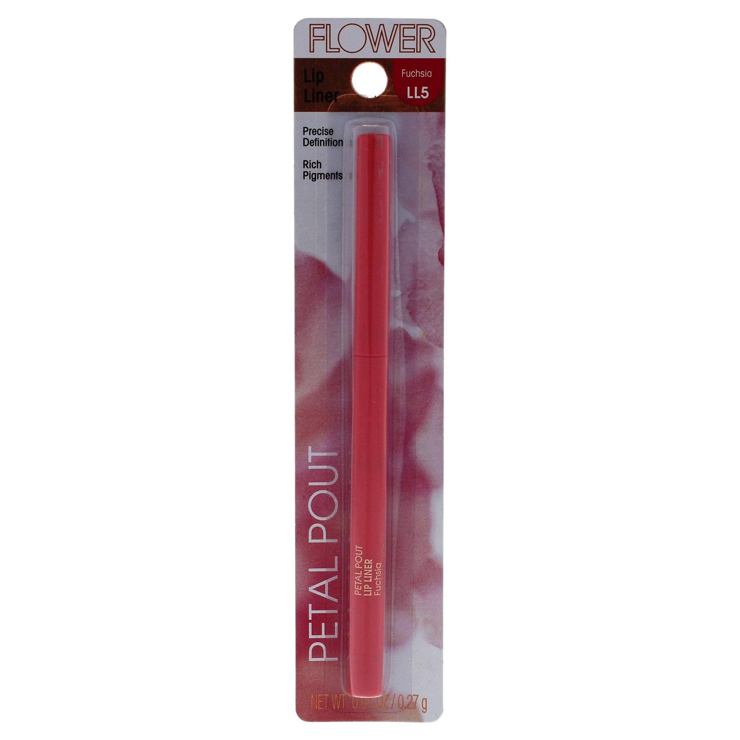 FLOWER BEAUTY Petal Pout Lip Liner Smooth Creamy Lip Liner with Pigment Rich Color Prevents Feathering of Lip Color Comes with Builtin Sharpener Beauty & Personal Care FLOWER