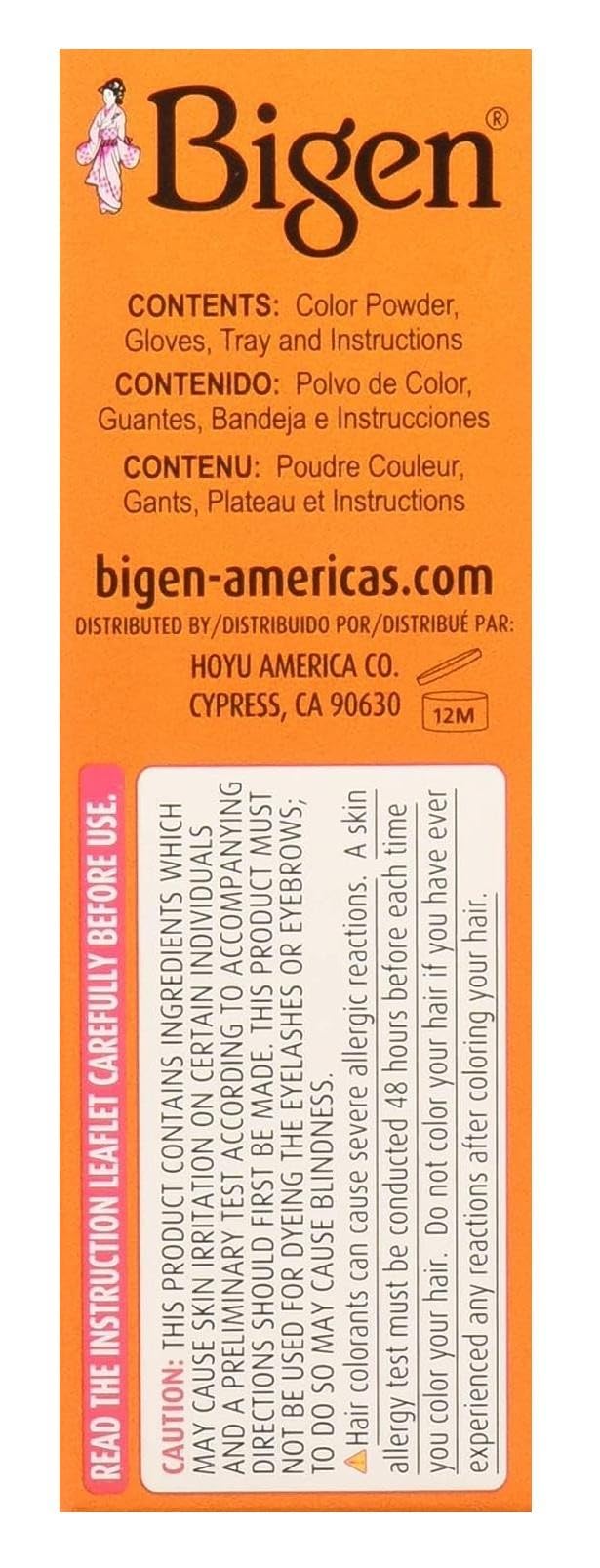 Bigen Permanent Powder Hair Color, Deep Burgundy 0.21 Ounce Beauty & Personal Care Bigen
