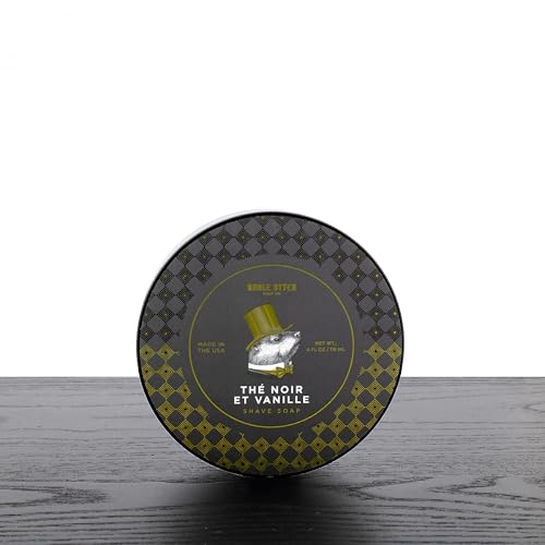 Noble Otter Shaving Soap, Noir et Vanille Beauty & Personal Care Noble Otter