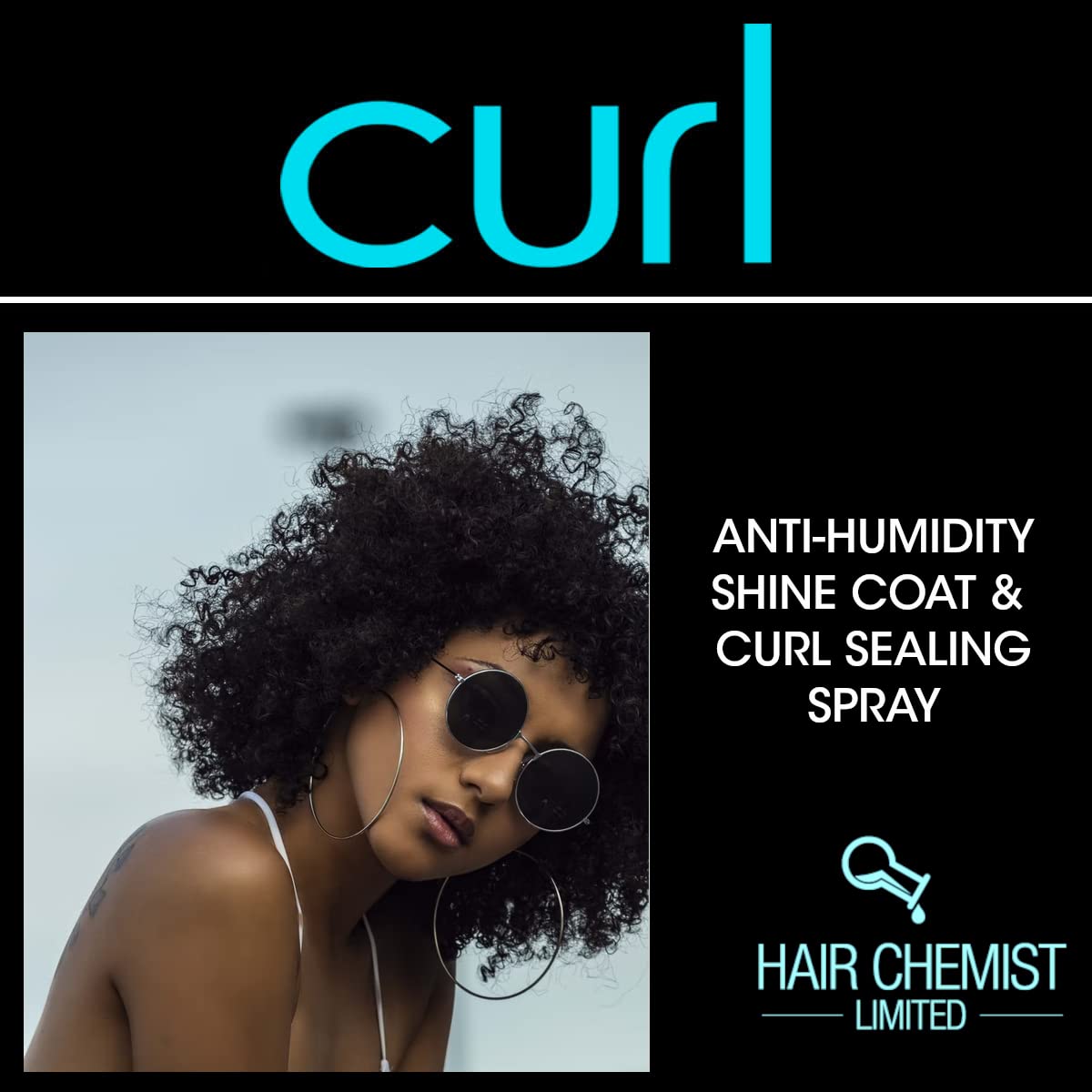 Hair Chemist CURL Anti Humidity Shine Coat & Curl Sealing Spray 3 oz. Beauty & Personal Care Hair Chemist