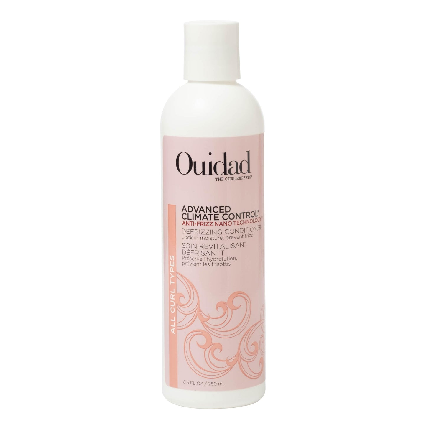 Ouidad Advanced Climate Control Defrizzing Conditioner - 8.5 fl oz, Anti-Frizz Nano Technology, Locks In Moisture, Protects Curls from Heat, Safe Beauty & Personal Care Ouidad