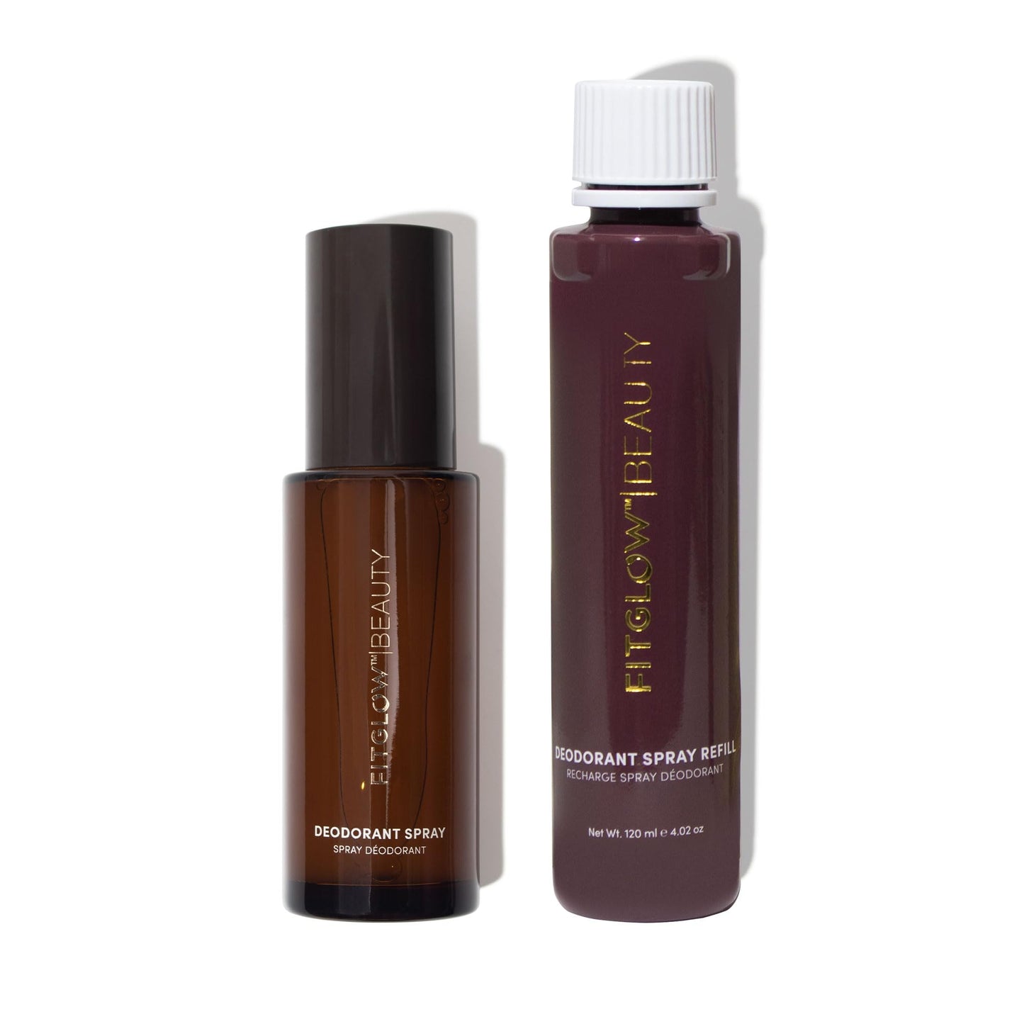Fitglow Beauty Deodorant Spray + Refill - Natural Aluminum-Free Deodorant for Sensitive Skin - Long-Lasting Odor Protection with Plant Extracts Beauty and Personal Care FITGLOW