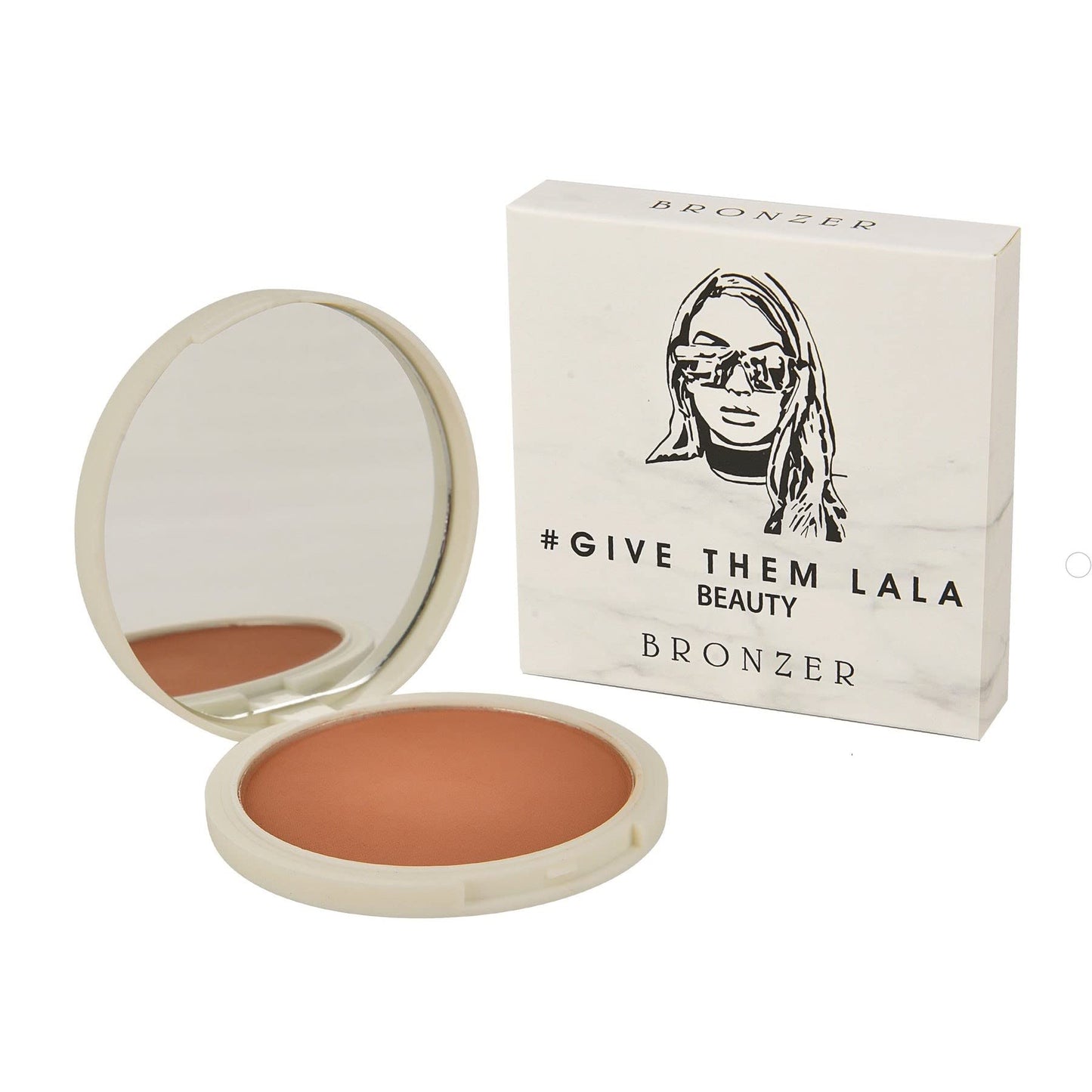 GIVE THEM LALA BEAUTY Bronzer Powder - BARBADOS Tan Color Butter Bronzer - Luxurious Matte Bronzer Available in Four Shades - Cruelty Free Face Beauty & Personal Care GIVE THEM LALA