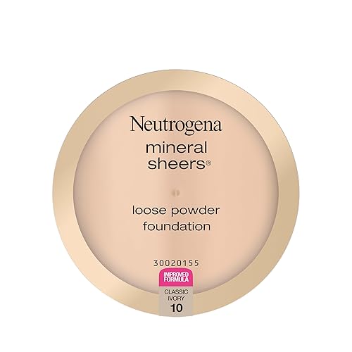 Neutrogena Mineral Sheers Loose Powder Makeup Foundation, Lightweight Face Makeup, Sheer to Medium Buildable Coverage, Sensitive Skin Foundation Beauty & Personal Care Neutrogena