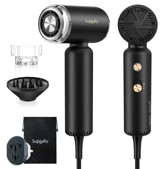 SUPGALIY Hair Dryer - Mini HairDryer, Ionic High-Speed Motor for Fast Drying, Portable Lightweight Blow Dryer, Quiet Professional Blowdryer Beauty and Personal Care SUPGALIY Default Title