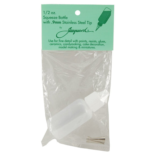 Jacquard Small Applicator Bottle, 1/2 fl. oz, Metal Tip, .9mm Beauty & Personal Care Jacquard