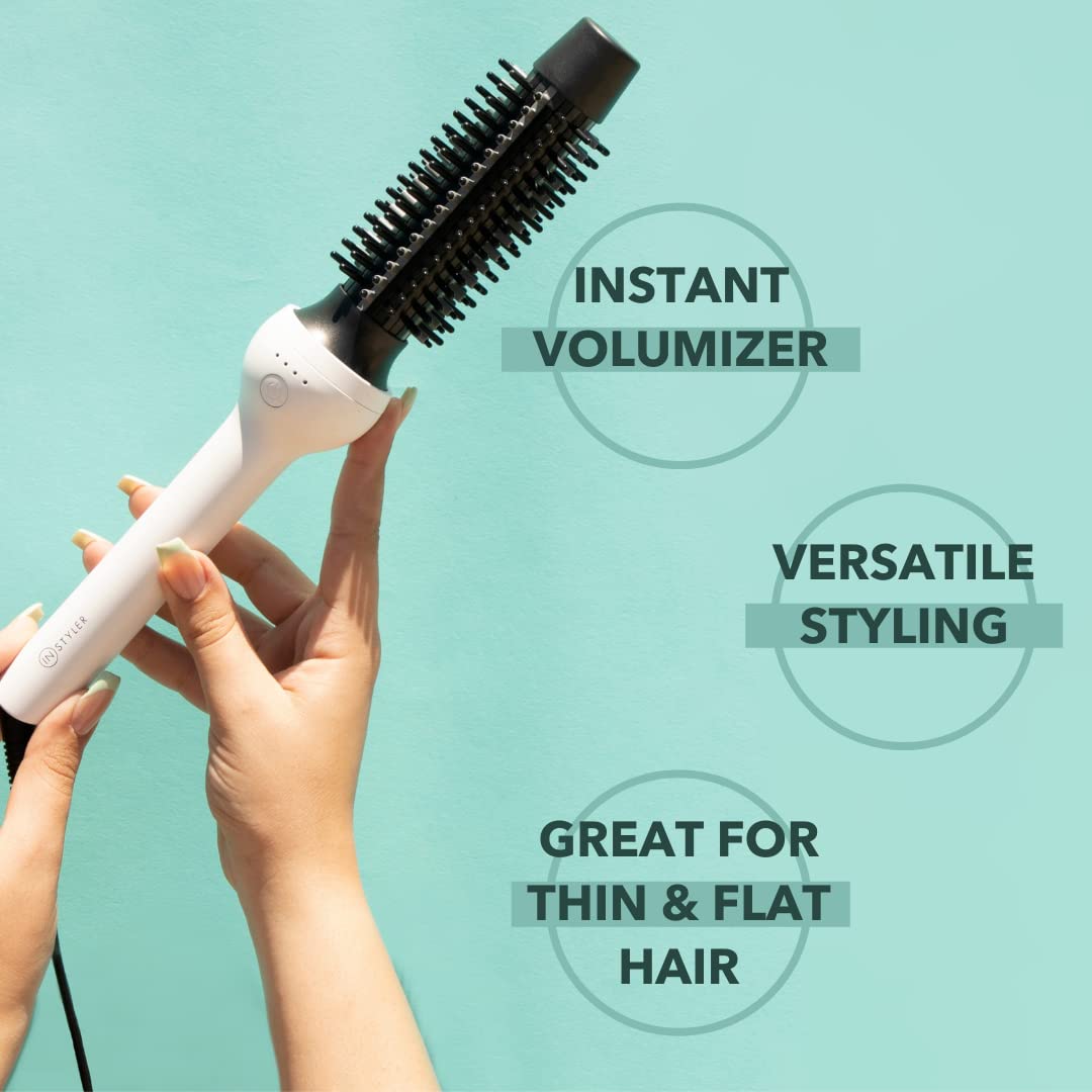 Instyler Freestyle Ceramic Styling Wand | Salon Quality at Home | Ionic Tip Barrel | Dual Voltage Tool | Ceramic Heated Bristles | Frizz Reducing Beauty & Personal Care InStyler