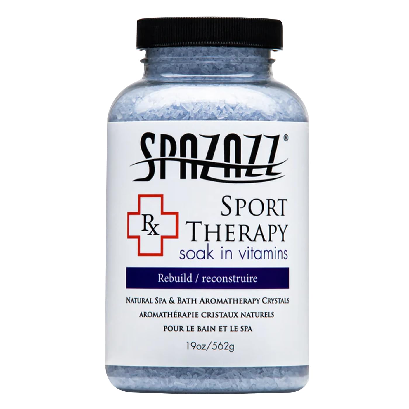 Spazazz SPZ-607 RX Sport Therapy Rebuild Crystals Container, 19 oz Beauty and Personal Care Spazazz