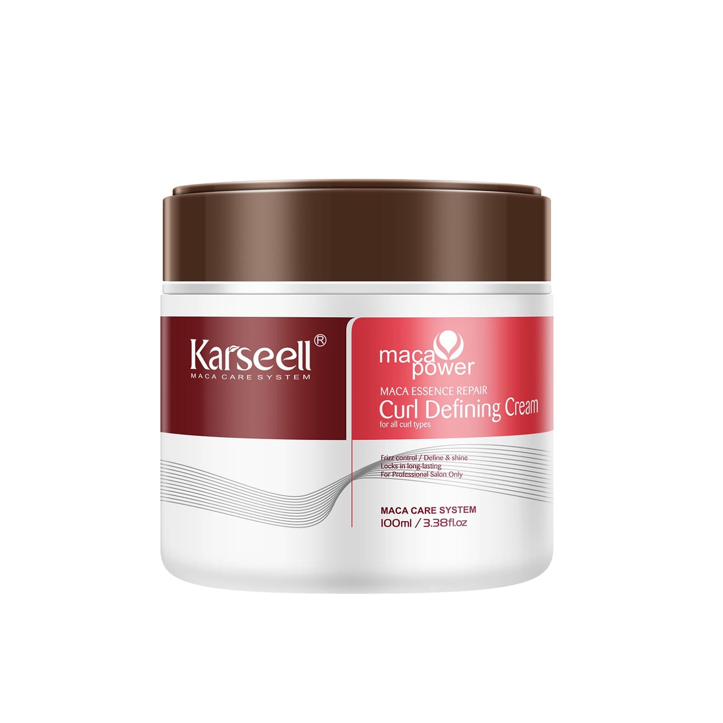 Karseell Curl Defining Cream for Wavy, Curly and Coily Hair, Leave-In Styling Cream to Help Control Frizz, Define Soft Curls and Add Shine, 100 mL Beauty and Personal Care Karseell