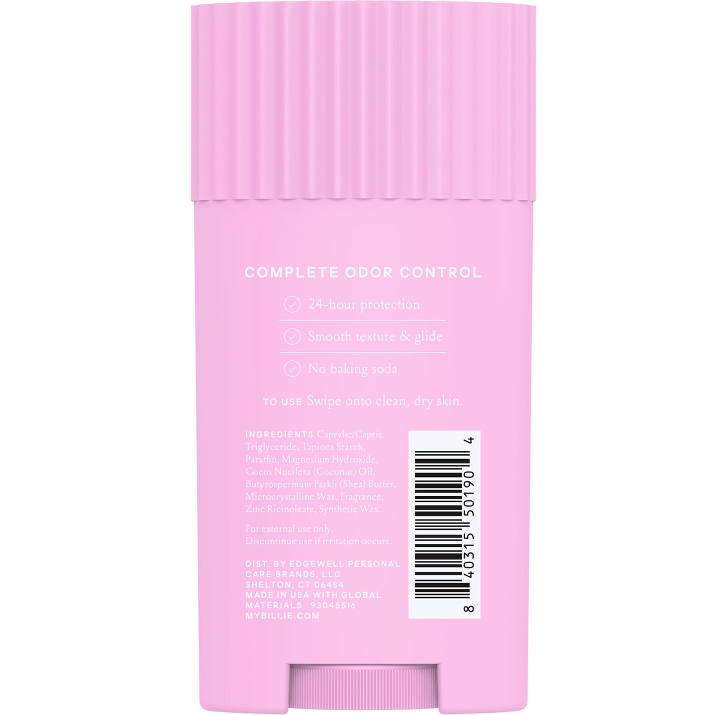 Billie All Day Deodorant, 24-hour Odor Protection, Aluminum-Free, Cotton Cloud, 2.6oz Beauty and Personal Care Billie