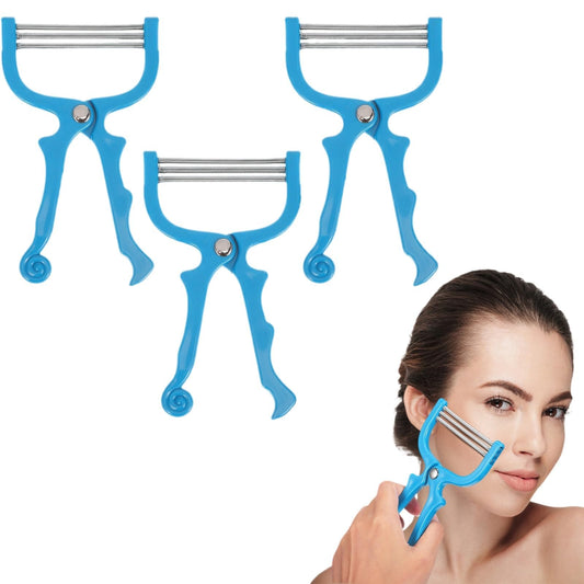 FOMIYES 3Pcs Facial Hair Remover Spring Eyebrow Face Epilator Coil Portable Hair Remover Manual Face Hair Removers Threaders Spring Threading Tool Beauty and Personal Care FOMIYES