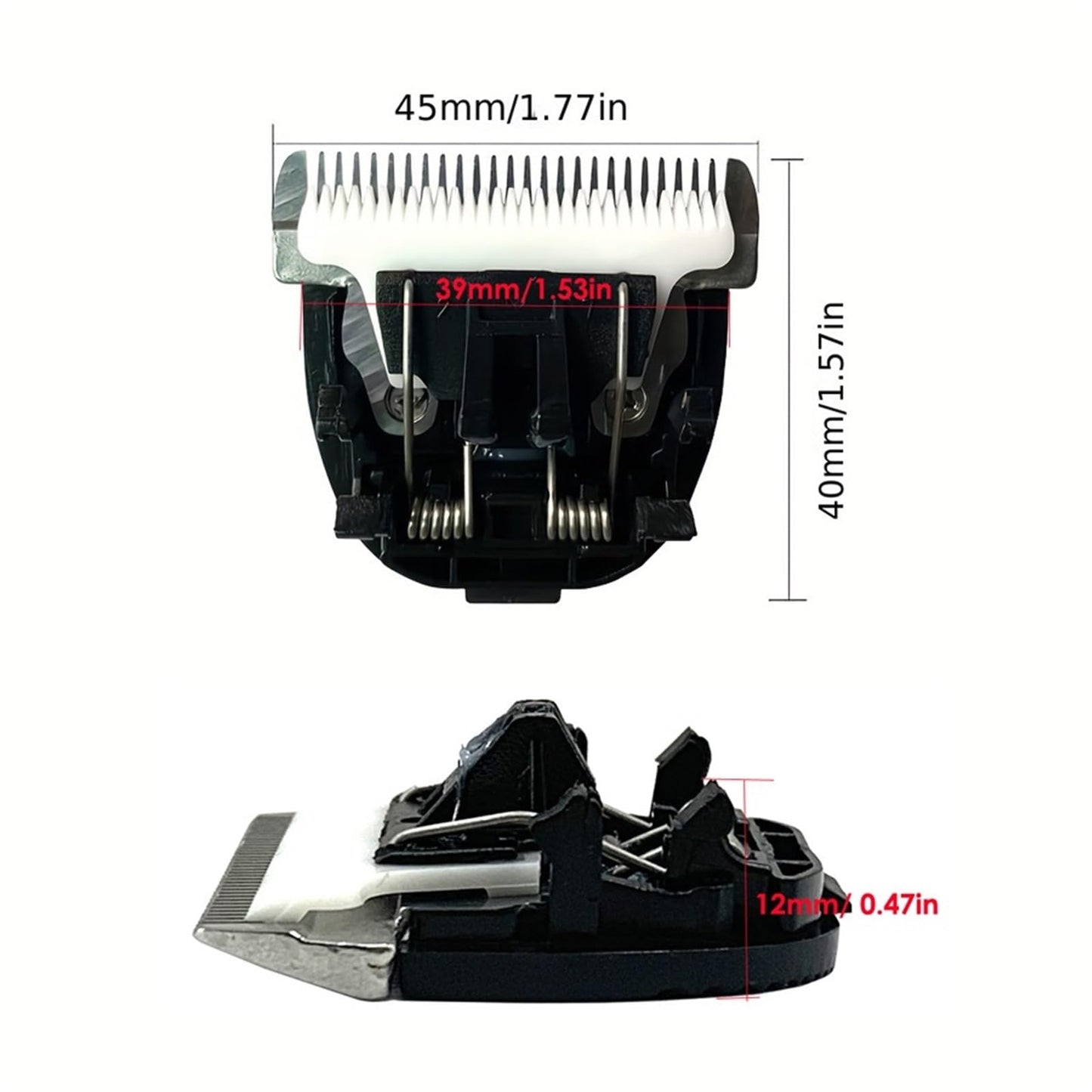 Pet Clipper Blade Dog Hair Trimmer Blade Ceramic Titanium Blade?Compatible For Baorun?P2 P3 P6 P7 P9 S1(2pcs Moving Blade) Beauty and Personal Care LDGSUPH