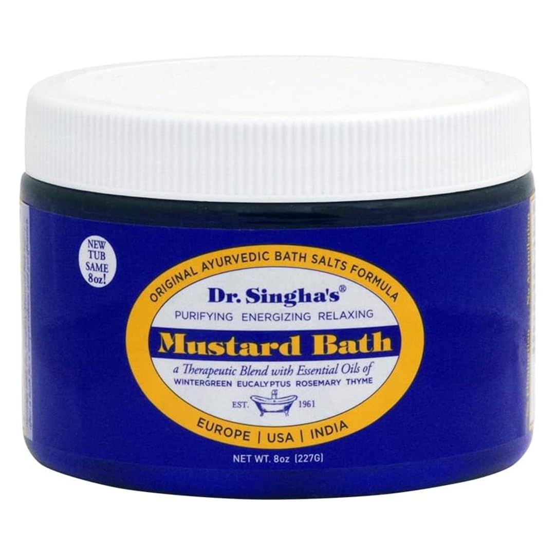 DR. SINGHA'S Mustard Bath Mustard Bath 8 OZ, 8 OZ Beauty and Personal Care Dr. Singha's