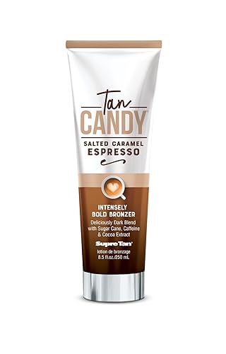 Supre Tan Candy Salted Caramel Espresso Intensely Bold Bronzer Dark Blend 8.5oz Beauty & Personal Care Supre