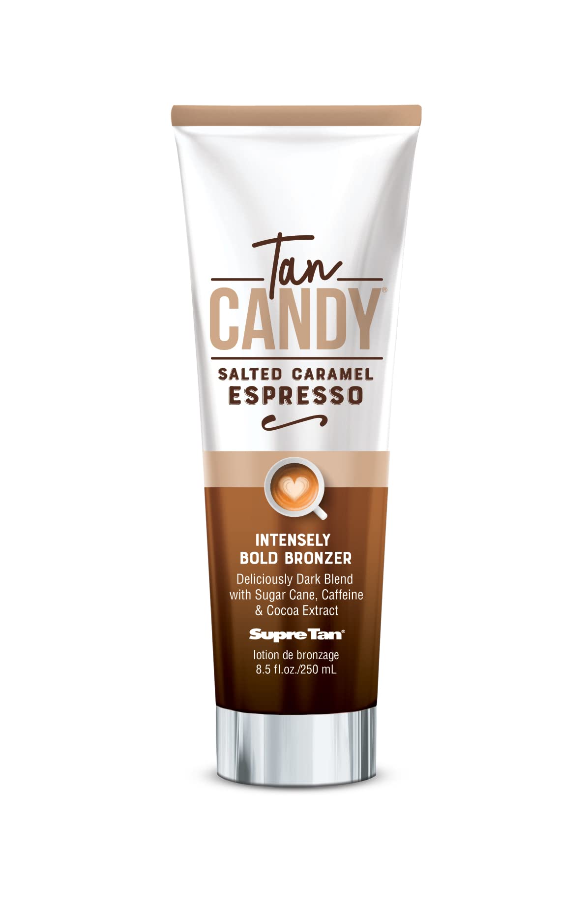 Supre Tan Candy Salted Caramel Espresso Intensely Bold Bronzer Dark Blend 8.5oz Beauty & Personal Care Supre