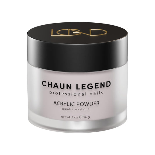 Chaun Legend Acrylic Powder, 2oz Long Lasting Salon Quality, Bubble Free, Self Leveling Professional Manicures, Fake Nails, Carving & Extensions