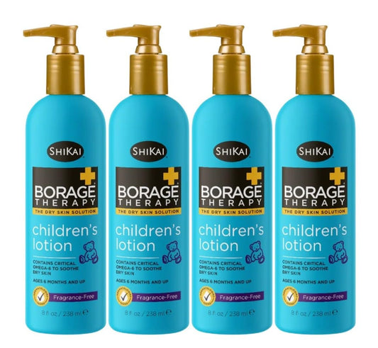 Shikai Borage Dry Skin Therapy Childrens Lotion - 8 Oz, 4 pack Beauty & Personal Care ShiKai