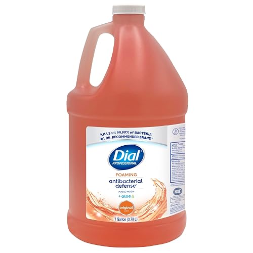 Dial Professional Original Antibacterial Defense Foaming Hand Wash, 1 Gallon Refill Bottle, 128 Fl Oz Beauty & Personal Care Dial