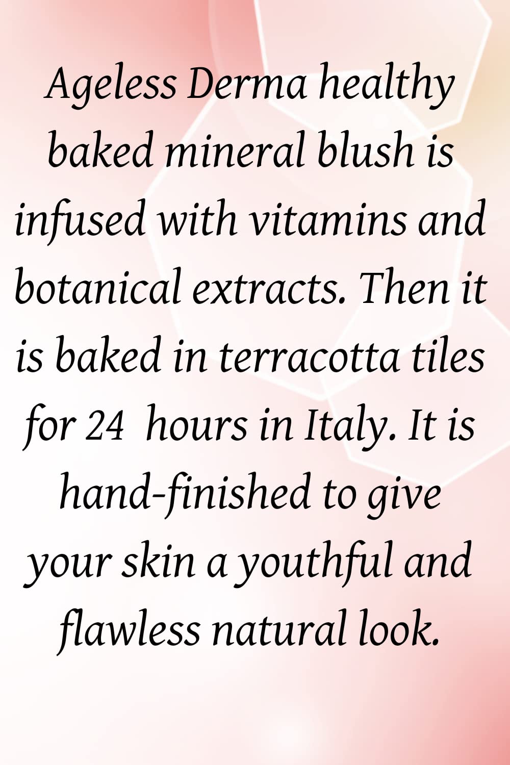 Ageless Derma Baked Mineral Makeup Healthy Blush (Peach Frost). Highlighter Makeup Beauty & Personal Care Ageless Derma