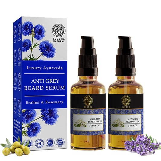 Buddha Natural Grey Beard Oil Serum - (2x25ml) Beauty and Personal Care Buddha Natural