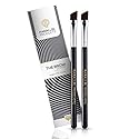 Parallel Products - The BROW Brush - (2 Pack) Premium Angled Eyebrow Brush for Powder, Henna, Cream, Tint, Makeup, Gel, Lamination and Wax Beauty & Personal Care PARALLEL PRODUCTS