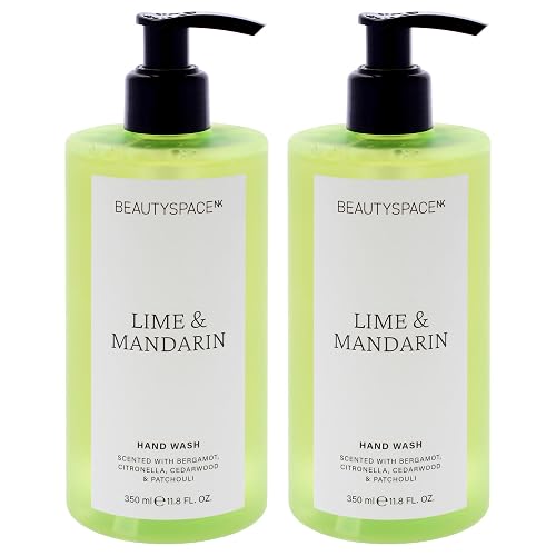 Beauty Space Hand Wash - Lime and Mandarin by BeautySpace for Unisex - 11.8 oz Hand Wash - Pack of 2 Beauty & Personal Care BeautySpace