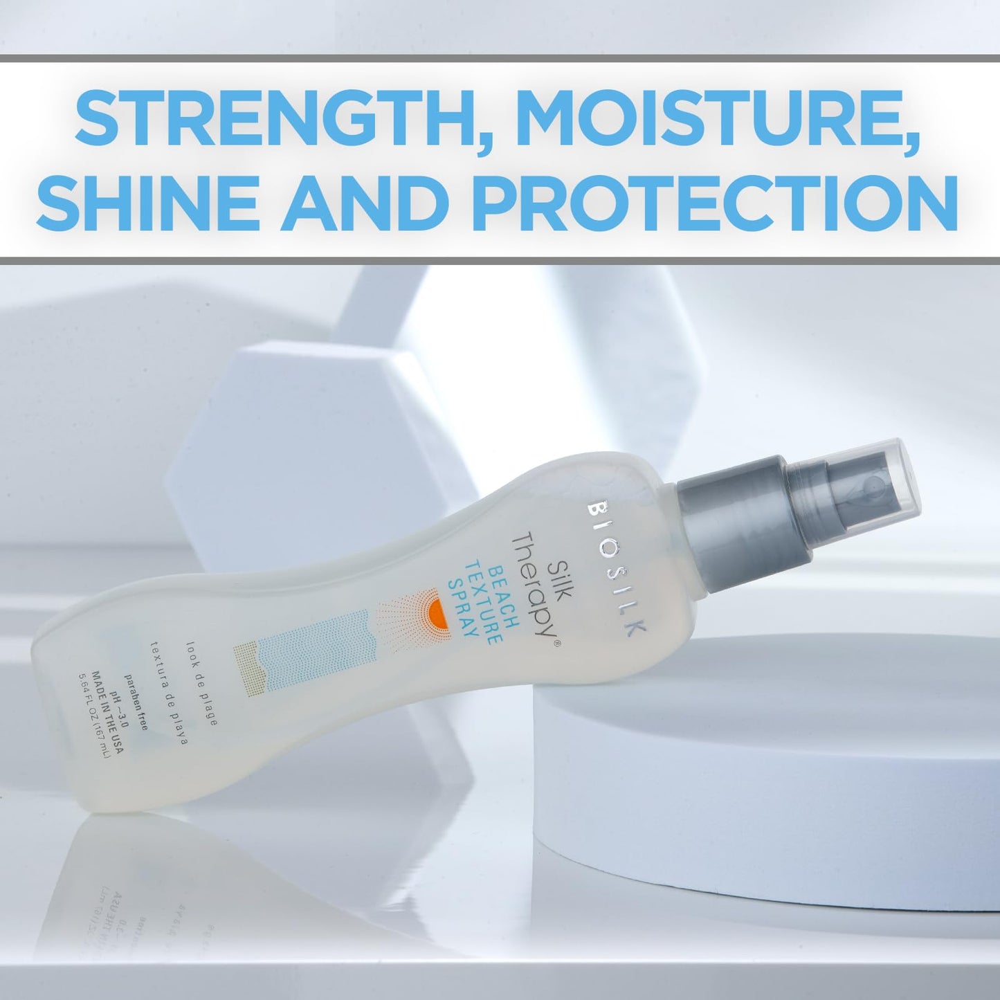 BioSilk Beach Texture, Styling Salt Spray for Natural Waves & Texture, Sulfate, Paraben, & Cruelty-Free, 5.64 oz Beauty & Personal Care BioSilk