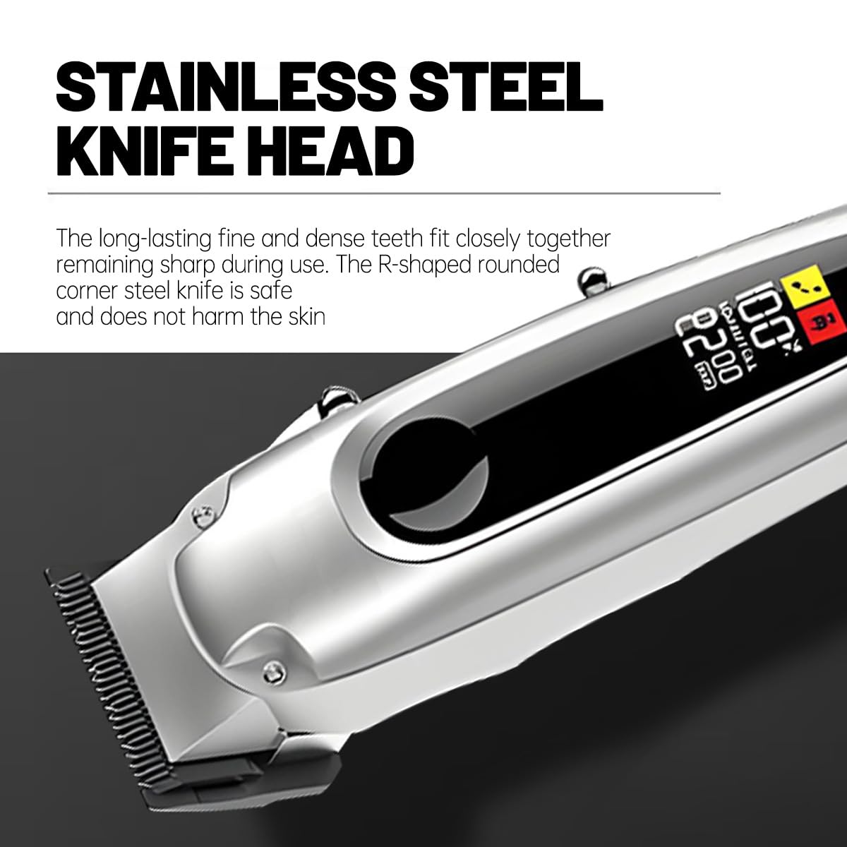GLESVOWIO Professional Hair Clippers for Men Electric Barber and Trimmer Set Cordless for Cutting with LED Display Powerful Motor Rechargable Beauty and Personal Care GLESVOWIO