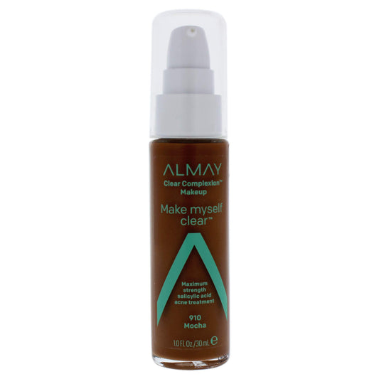 Almay Clear Complexion Makeup, Matte Finish Liquid Foundation with Salicylic Acid, Hypoallergenic, Cruelty Free, -Fragrance Free, Dermatologist