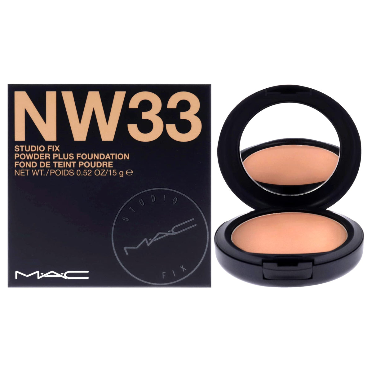 Mac Studio Fix Powder Plus Foundation Nw33 15gm/0.52 Oz Beauty & Personal Care MAC