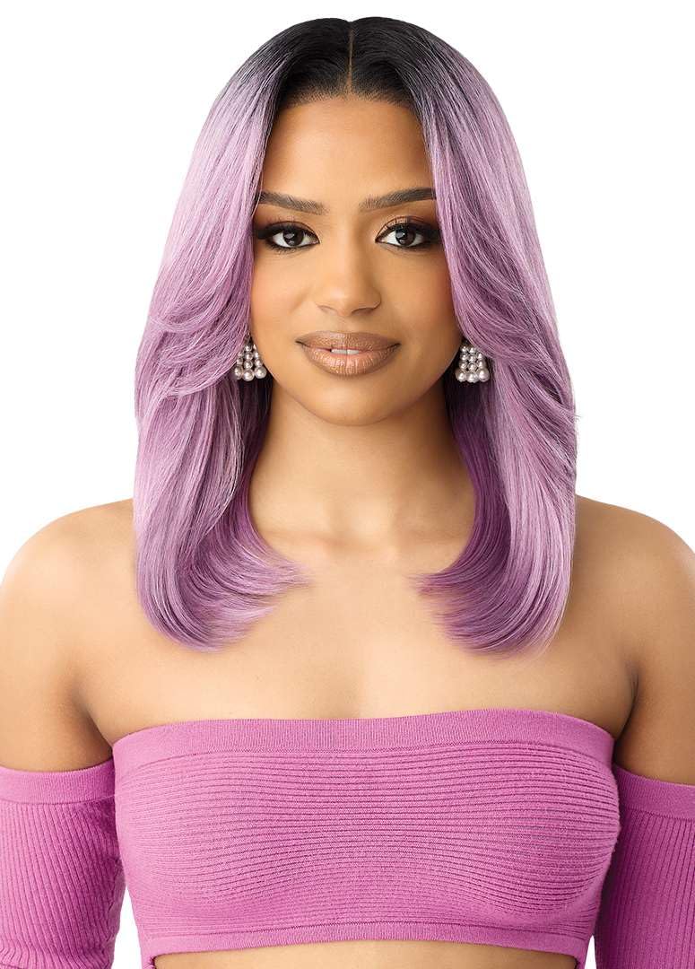 Outre Lace Front Wig - Perfect Hair Line 13X4 - Swoop Series - Swoop 17 (ST CHERRY CRUSH)