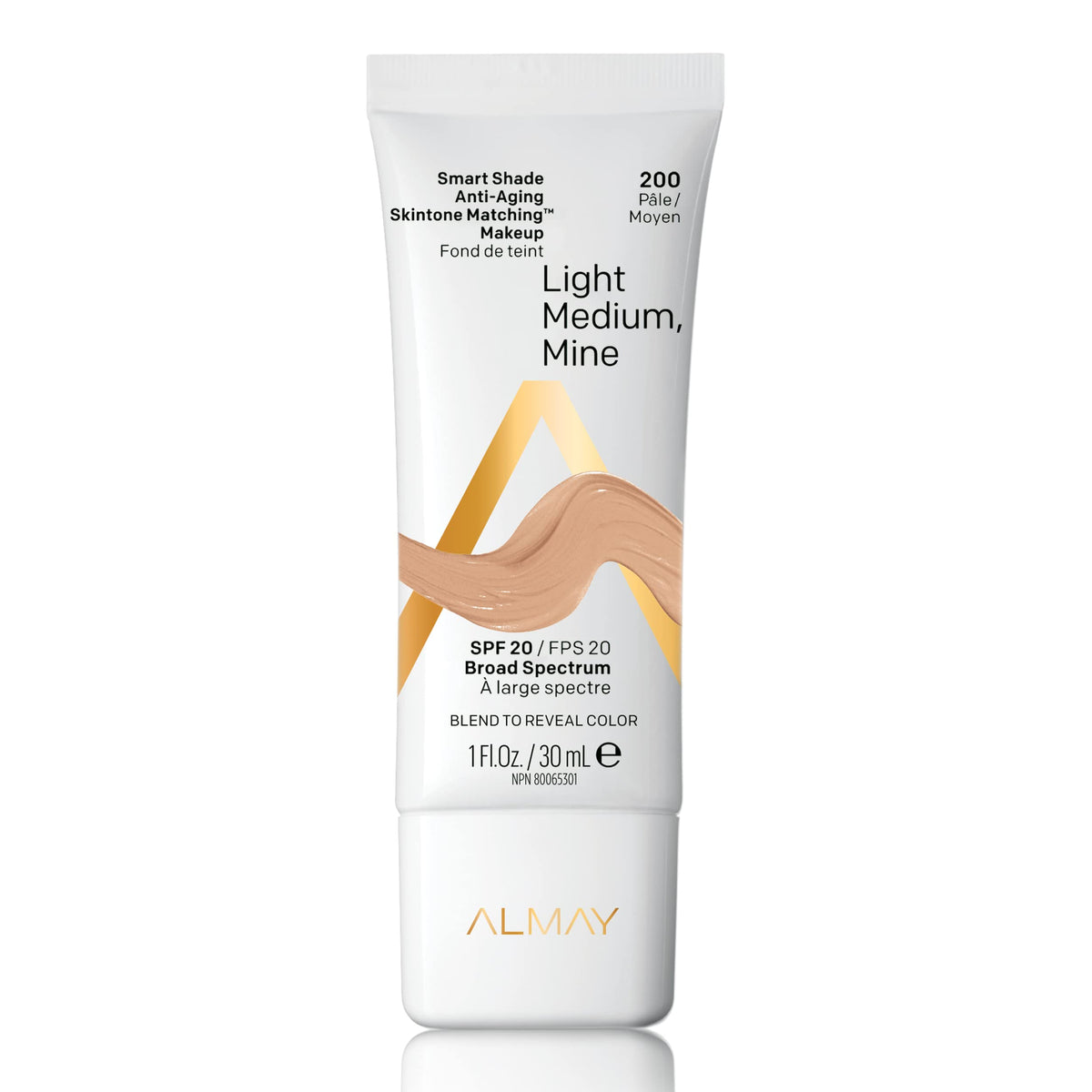 Almay Smart Shade Anti-Aging Skintone Matching Makeup, Medium Coverage Natural Finish Foundation with SPF 20, Hypoallergenic, Dermatologist Tested Beauty & Personal Care Almay