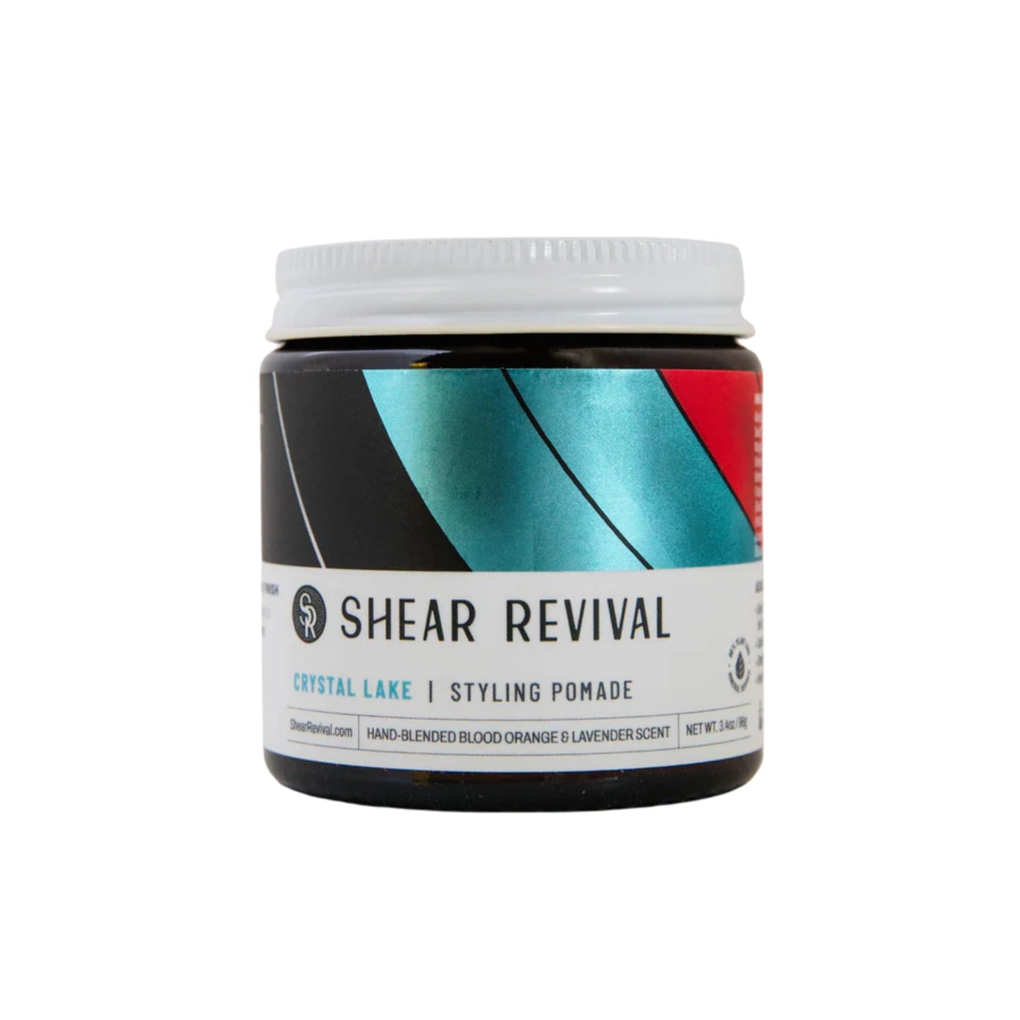 Shear Revival Crystal Lake Styling Cream Pomade for Men & Women - Medium Hold, Natural Finish for All Hair Types, 99% All Natural Ingredients, Blood Beauty & Personal Care Shear Revival